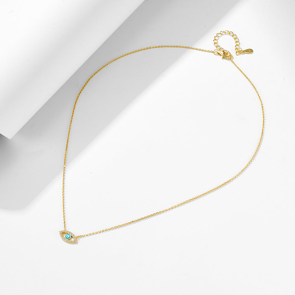 Evil Eye Women's Necklace Clavicle Chain