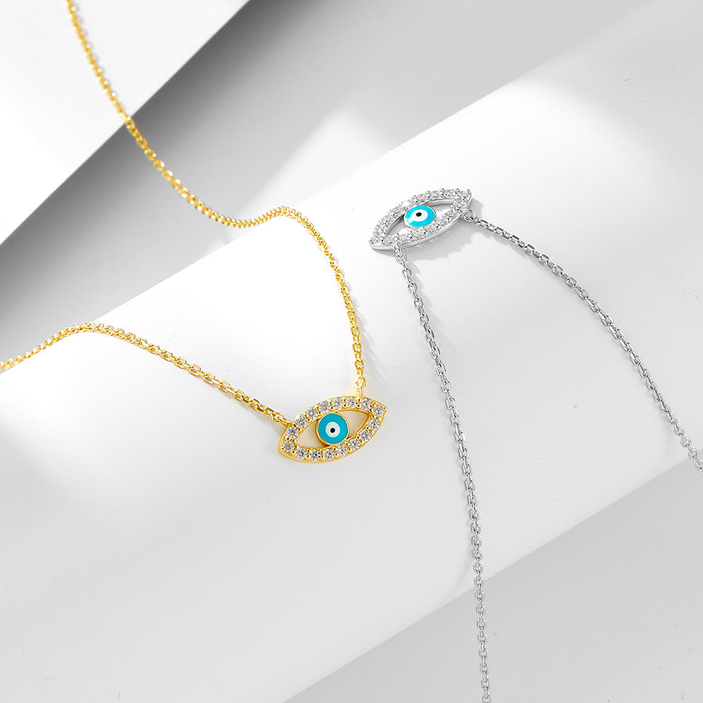 Evil Eye Women's Necklace Clavicle Chain