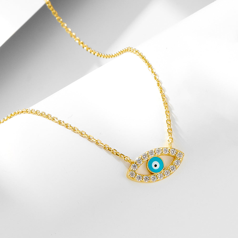 Evil Eye Women's Necklace Clavicle Chain