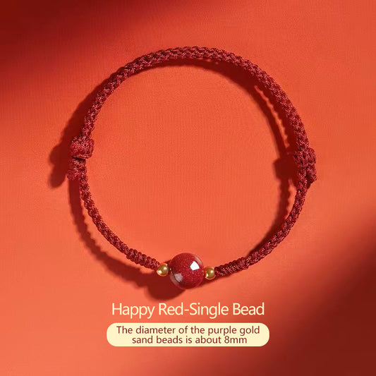 Bracelet Girls Cinnabar Bracelet Lucky Beads Charm Red Hand Strap