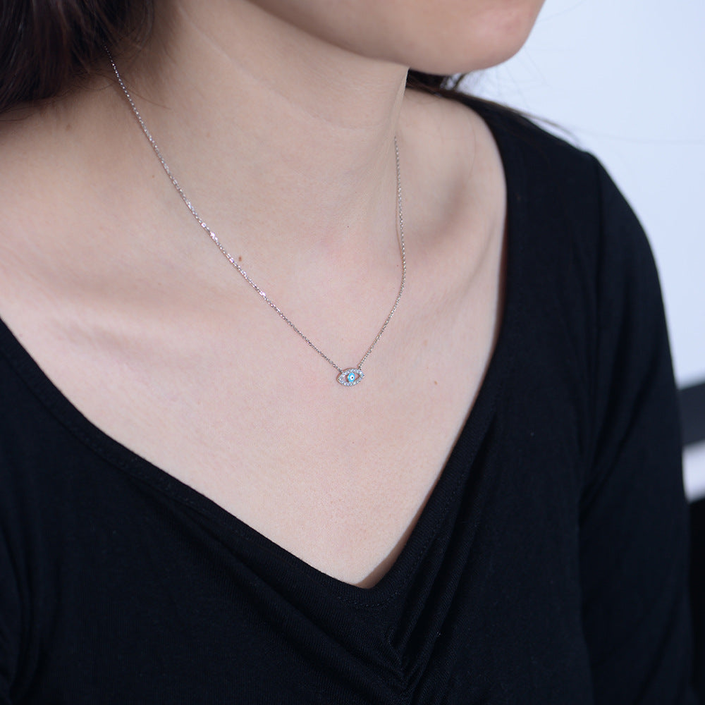 Evil Eye Women's Necklace Clavicle Chain