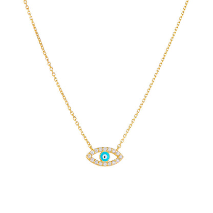 Evil Eye Women's Necklace Clavicle Chain